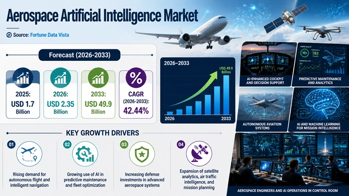 Aerospace Artificial Intelligence Market Size to Hit USD 49.9 Billion by 2033