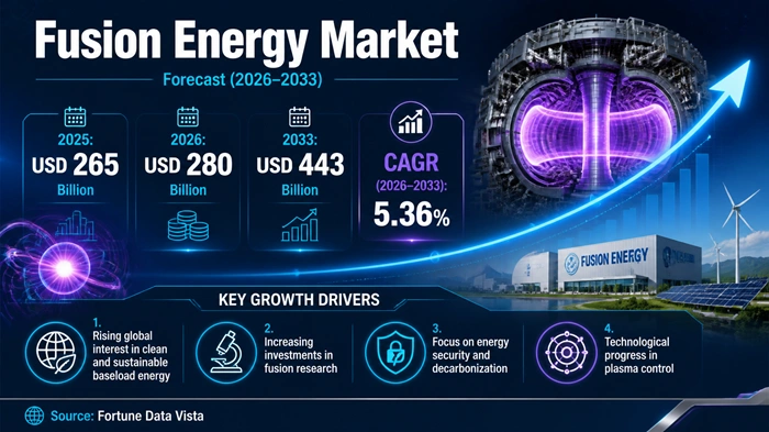Fusion Energy Market Size to Hit USD 443 Billion by 2033 Fusion Energy Market Size to Hit USD 443 Billion by 2033