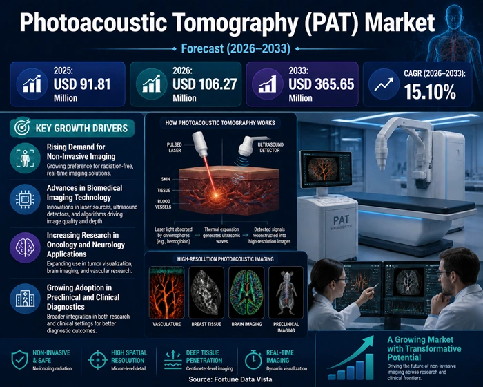 Photoacoustic Tomography Market Size to Hit USD 365.65 Million by 2033